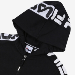 Fila Verticale Fleece - Poikien Verryttelypuvut - Mustat | FI-66435